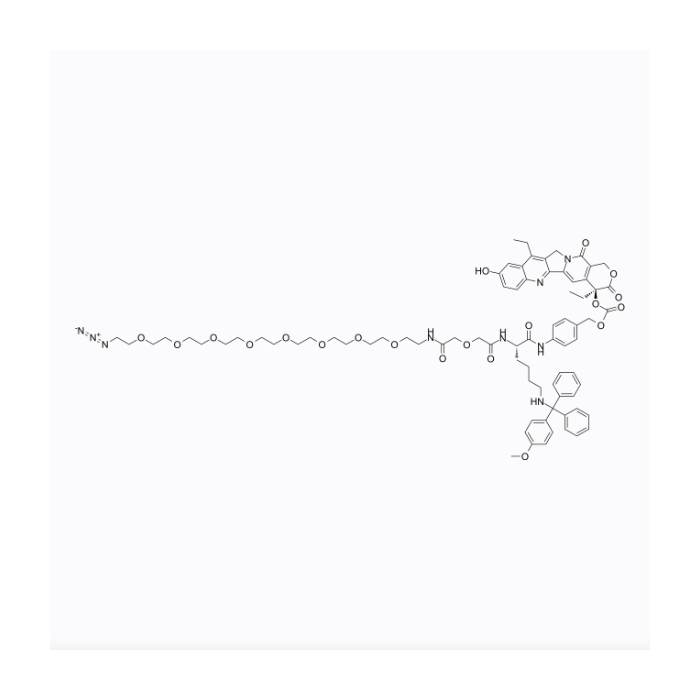 SN38-PAB-Lys(MMT)-oxydiacetamide-PEG8-N3