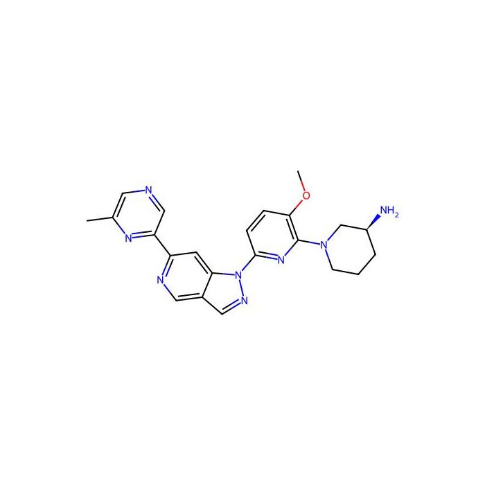 (S)-1-(3-methoxy-6-(6-(6-methylpyrazin-2-yl)-1H-pyrazolo[4,3-c]pyridin-1-yl)pyridin-2-yl)piperidin-3-amine