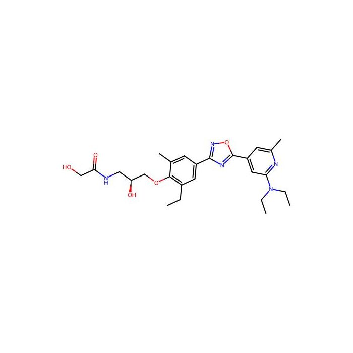 (S)-N-(3-(4-(5-(2-(Diethylamino)-6-methylpyridin-4-yl)-1,2,4-oxadiazol-3-yl)-2-ethyl-6-methylphenoxy)-2-hydroxypropyl)-2-hydroxyacetamide