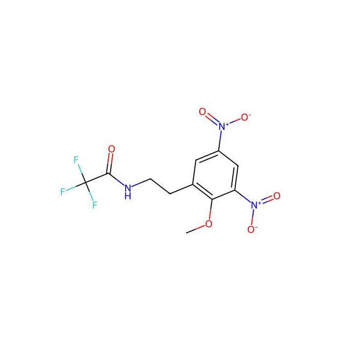 2,2,2-trifluoro-N-(2-methoxy-3,5-dinitrophenethyl)acetamide