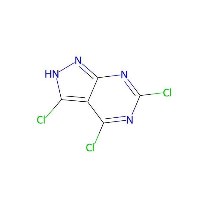 3,4,6-trichloro-1H-pyrazolo(3,4-d)pyrimidine