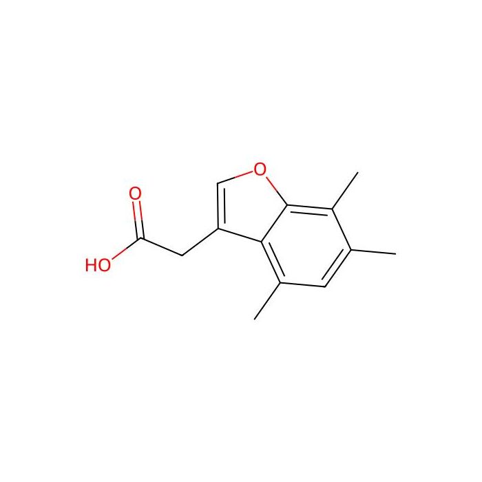 (4,6,7-Trimethyl-1-benzofuran-3-YL)acetic acid