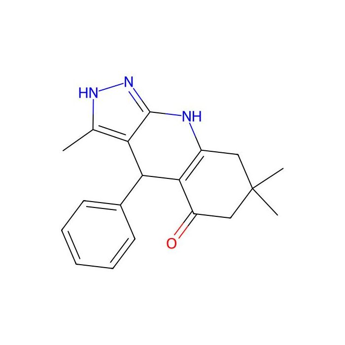 3,7,7-trimethyl-4-phenyl-1,4,6,7,8,9-hexahydro-5H-pyrazolo[3,4-b]quinolin-5-one
