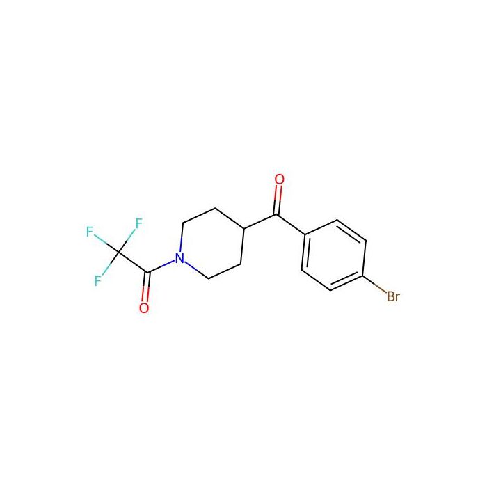 2,2,2-Trifluoro-1-(4-(4-bromobenzoyl)piperidin-1-yl)ethanone
