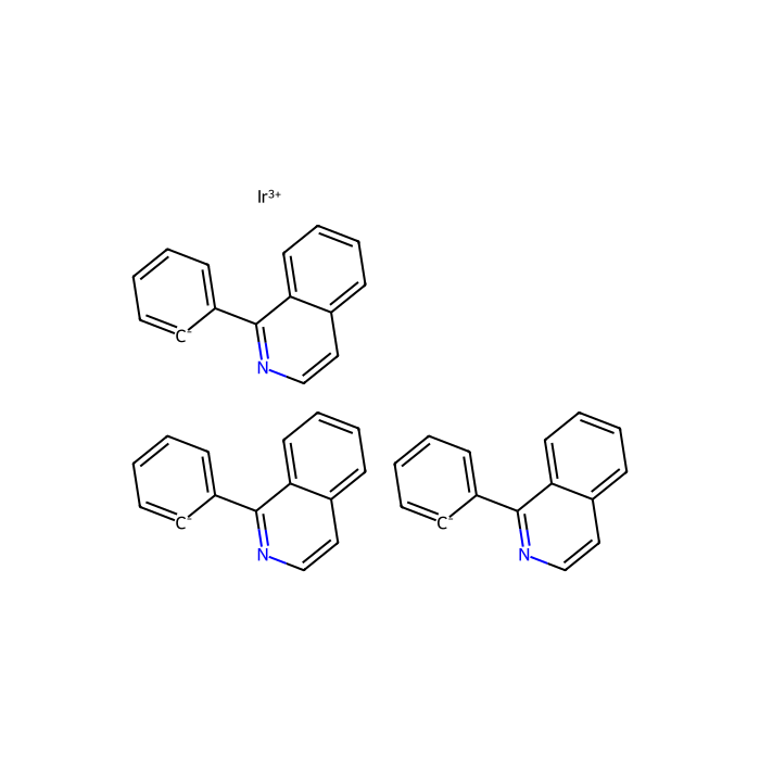 三[1-苯基异喹啉-C2,N]铱(III)
