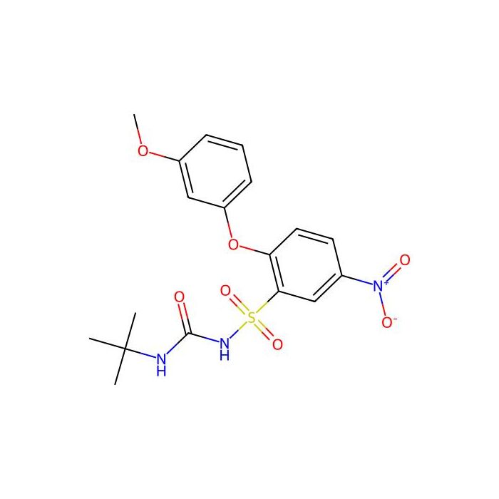 1-Tert-butyl-3-[2-(3-methoxyphenoxy)-5-nitrophenyl]sulfonylurea