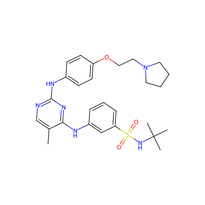 Fedratinib(SAR302503,TG101348), 酪氨酸蛋白激酶 JAK2 抑制剂