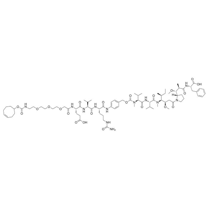 TCO-PEG3-Glu-Val-Cit-PABC-MMAF