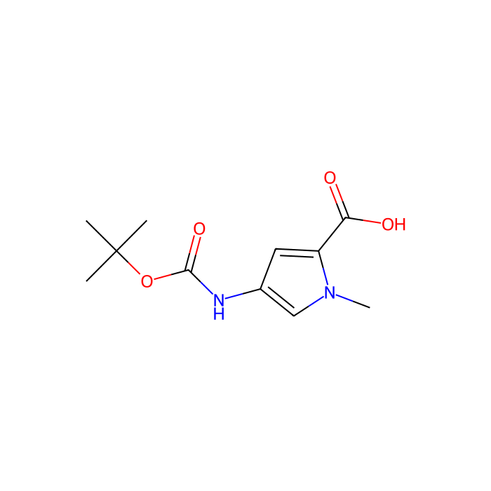 4-(叔丁氧基羰基氨基)-1-甲基-1H-吡咯-2-羧酸（Boc-Py-OH）