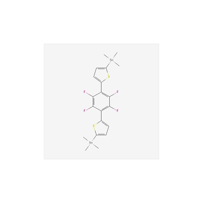 1,1′-[(2,3,5,6-四氟-1,4-亚苯基)二-5,2-噻吩二基]双[1,1,1-三甲基锡烷]