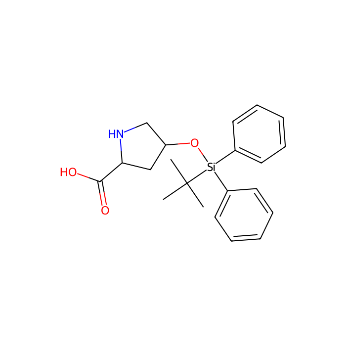 反-4-(叔丁基二苯基硅氧基)-L-脯氨酸