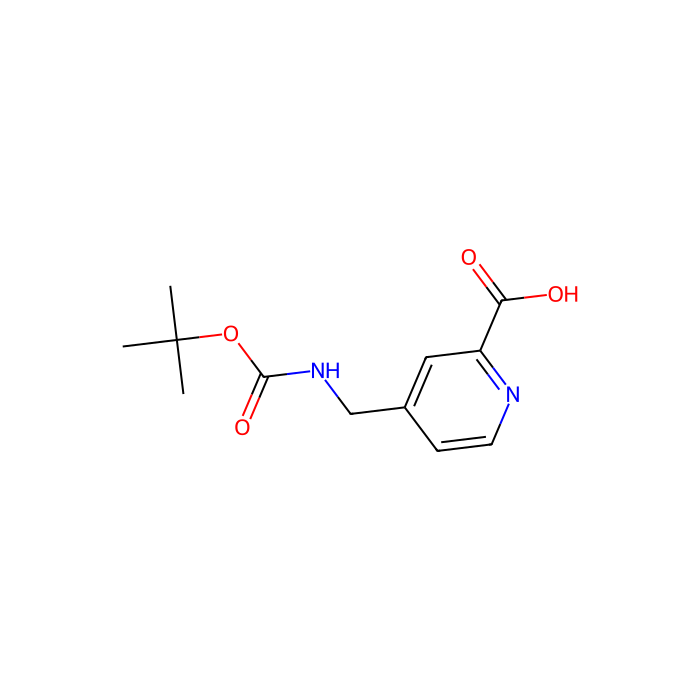 4-[(叔丁氧羰氨基)甲基]吡啶-2-羧酸[激子手性法用试剂]