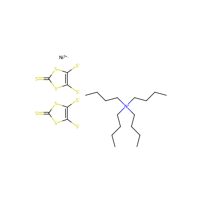 四丁铵双(1,3-二硫环戊烯-2-硫酮-4,5二硫醇)合镍(III)