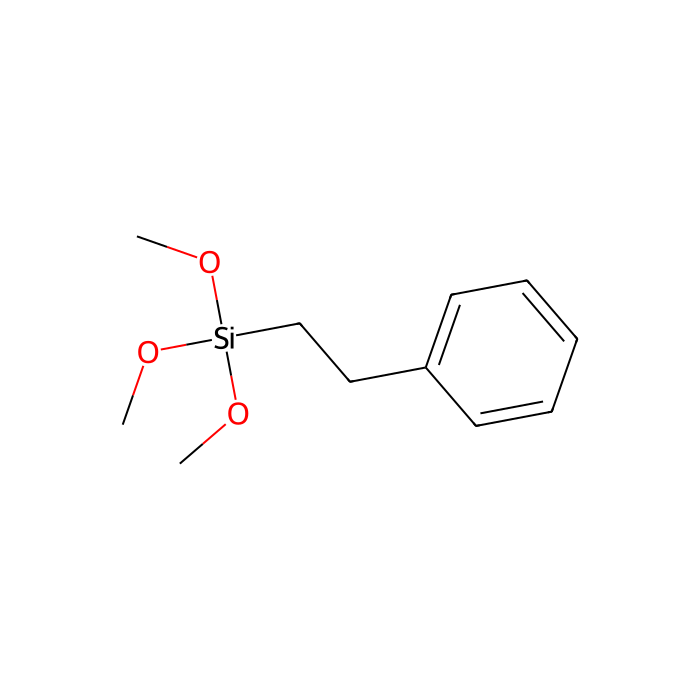 三甲氧基(2-苯乙基)硅烷 [含约25%的三甲氧基(1-苯乙基)硅烷]