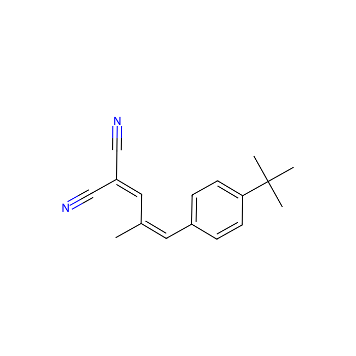 反-2-[3-(4-叔丁基苯基)-2-甲基-2-亚丙烯基]丙二腈