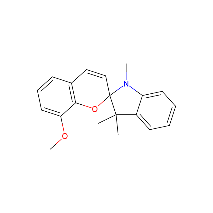 螺[1,3,3-三甲基吲哚-(8'-甲氧基苯并二氢吡喃)][光致变色化合物]