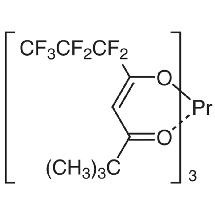 三(6,6,7,7,8,8,8-七氟-2,2-二甲基-3,5-辛二酮基)镨(Ⅲ)[核磁共振位移试剂]