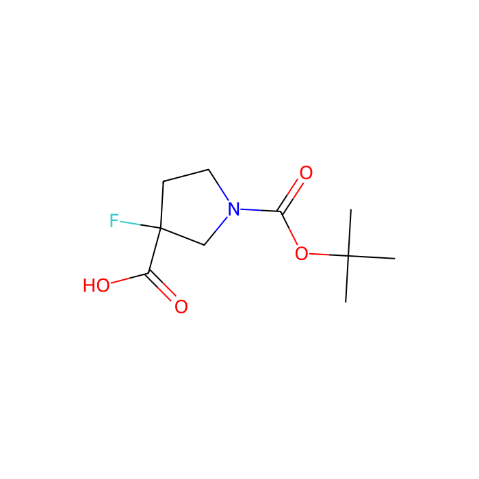 1-(叔丁氧羰基)-3-氟吡咯烷-3-甲酸