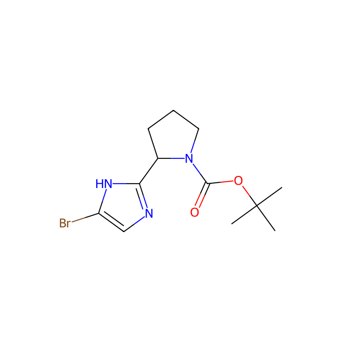(2S)-2-(4-溴-1H-咪唑-2-基)吡咯烷-1-羧酸叔丁酯