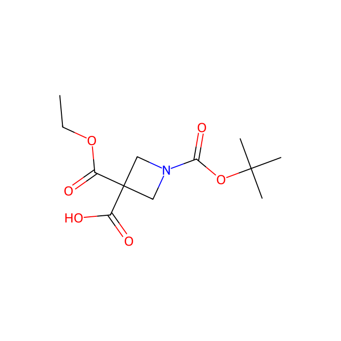 1-[(叔丁氧基)羰基] -3-(乙氧基羰基)氮杂环丁烷-3-羧酸