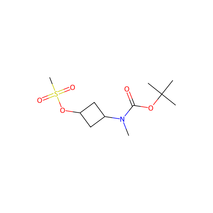 N-甲基-N-[(1r,3r)-3-(甲磺酰氧基)环丁基]氨基甲酸叔丁酯