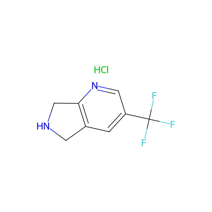 3-(三氟甲基)-5H,6H,7H-吡咯并[3,4-b]吡啶盐酸盐