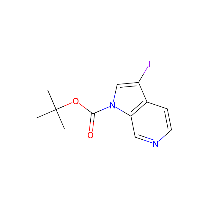 3-碘-1h-1吡咯并[2,3-c]吡啶-1-羧酸叔丁酯