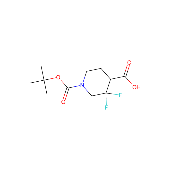 1-[(叔丁氧基)羰基] -3,3-二氟哌啶-4-羧酸
