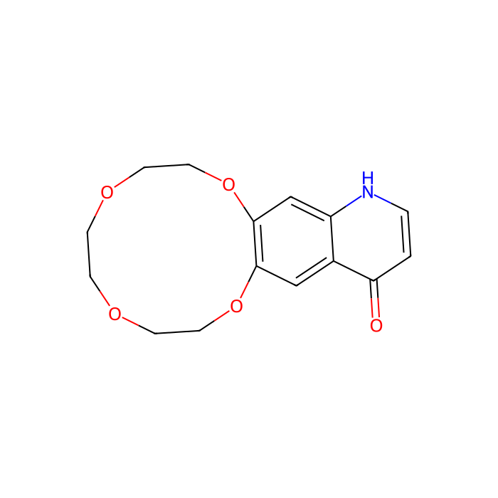 2,3,5,6,8,9-六氢-1,4,7,10-四氧杂环十二烷基[2,3-g]喹啉-15(12h)-酮