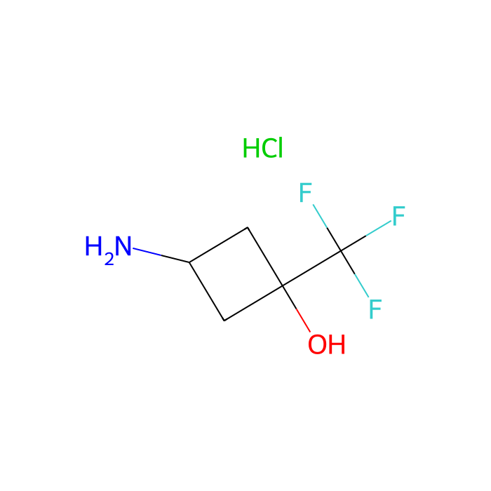 反式-3-氨基-1-(三氟甲基)环丁-1-醇盐酸盐