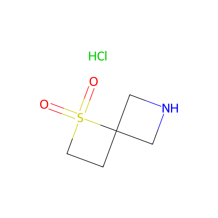 1-硫代-6-氮杂-螺环[3.3]庚烷-1,1-二氧化物盐酸盐