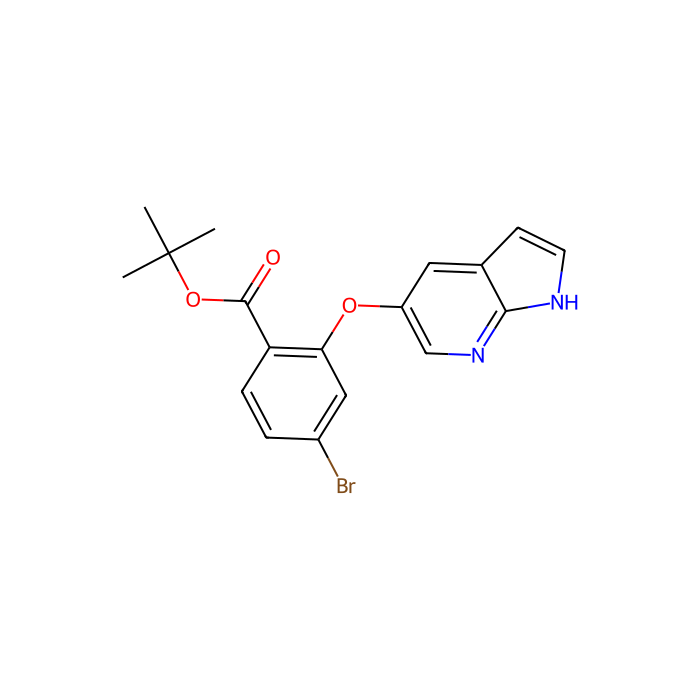 4-溴-2-{1H-吡咯并[2,3-b]吡啶-5-基氧基}苯甲酸叔丁酯