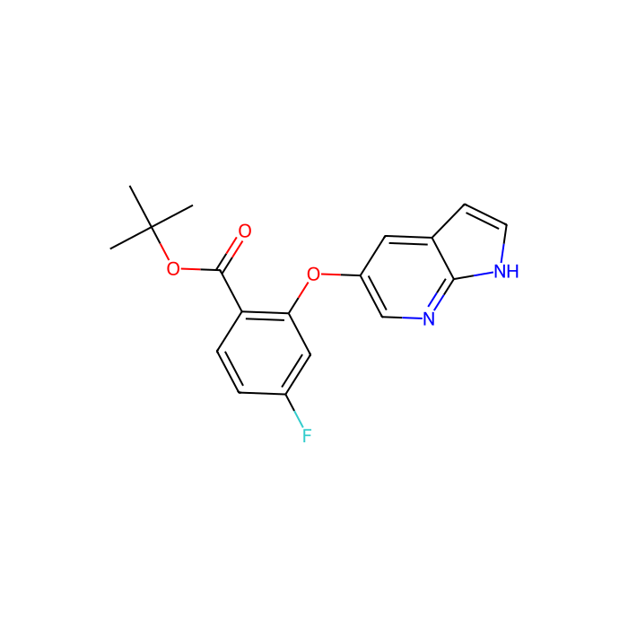 4-氟-2-{1H-吡咯并[2,3-b]吡啶-5-基氧基}苯甲酸叔丁酯