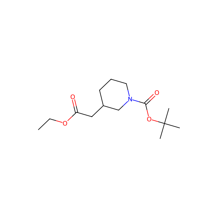 3-(2-乙氧基-2-氧乙基)哌啶-1-甲酸叔丁酯