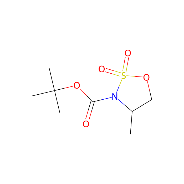 (4S)-4-甲基-2,2-二氧代-1,2λ⁶,3-氧杂噻唑烷-3-羧酸叔丁酯