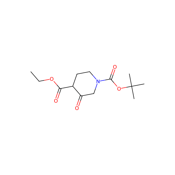 1-N-叔丁氧羰基-3-氧代哌啶-4-甲酸乙酯