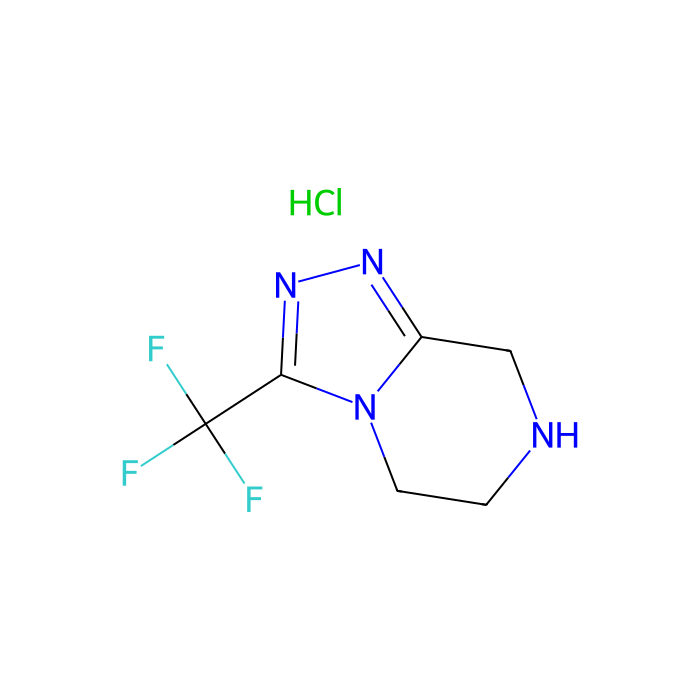 3-(三氟甲基)-5,6,7,8-四氢-[1,2,4]三唑并[4,3-a]吡嗪盐酸盐