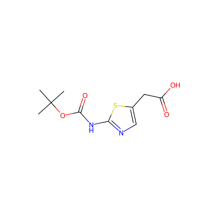 2-(2-(叔丁氧基羰基氨基)噻唑-5-基)乙酸