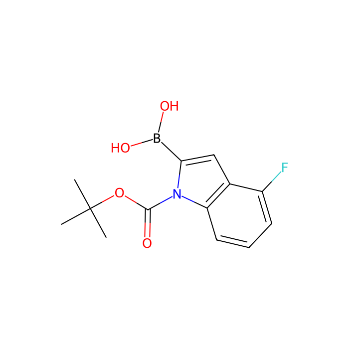 (1-(叔丁氧基羰基)-4-氟-1H-吲哚-2-)硼酸