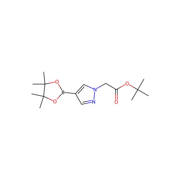 2-(4-(4,4,5,5-四甲基-1,3,2-二氧硼戊烷-2-基)-1H-吡唑-1-基)乙酸叔丁酯