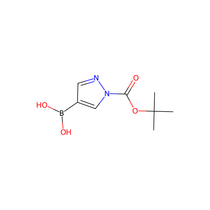 N-Boc-吡唑-4-硼酸（含不等量酸酐）