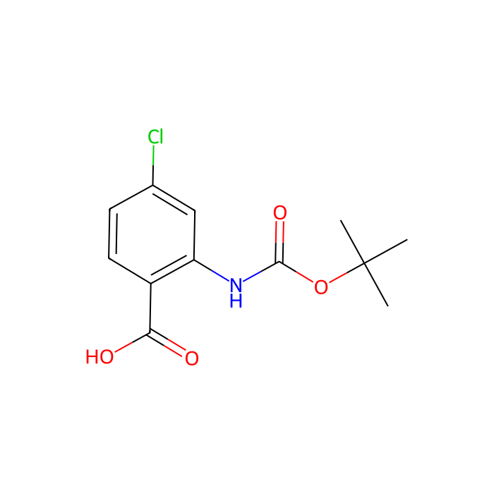 2-叔丁氧基羰氨基-4-氯苯甲酸
