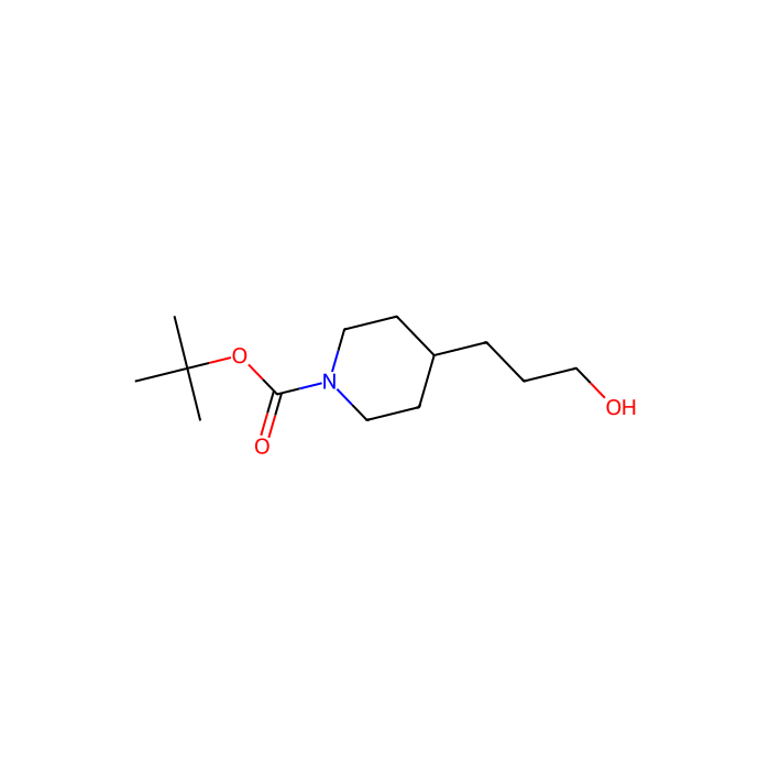 N-Boc-4-(3'-羟丙基)-哌啶