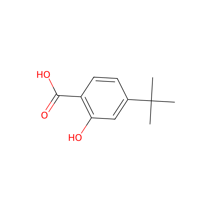 4-叔丁基-2-羟基苯甲酸