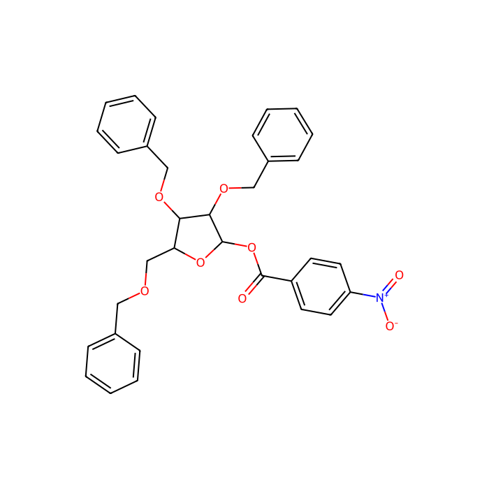 1-对硝基苯甲酸-2,3,5-三苄氧基-d-阿拉伯呋喃糖苷