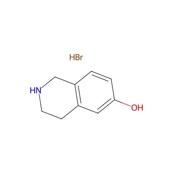 1,2,3,4-四氢异喹啉-6-醇氢溴酸盐