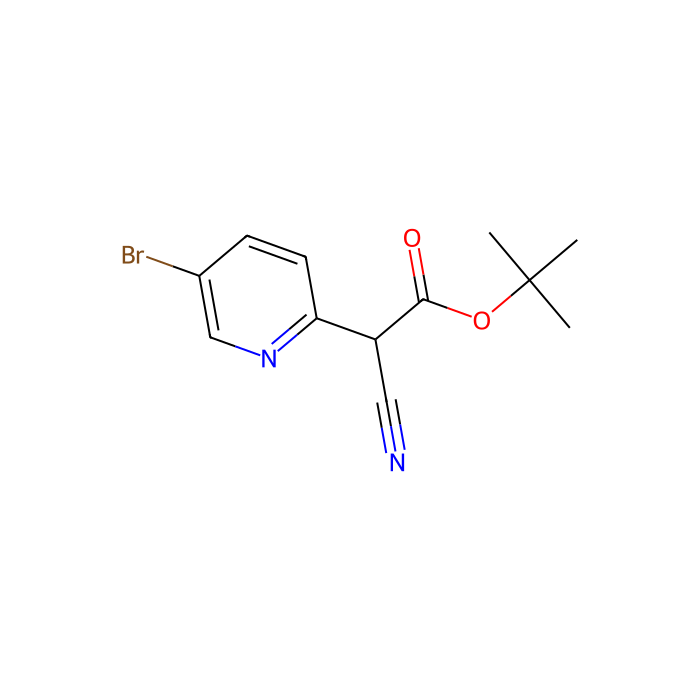 2-(5-溴吡啶-2-基)-2-氰基乙酸叔丁酯