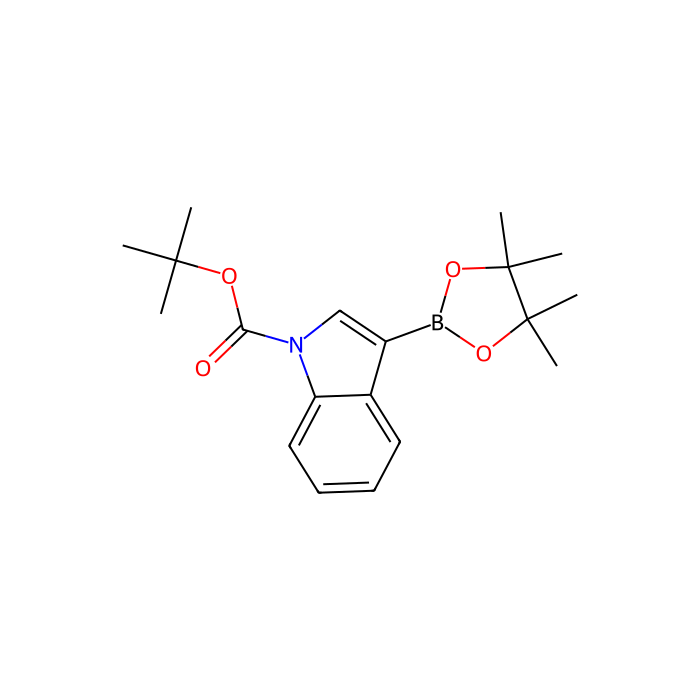 3-(4,4,5,5-四甲基-1,3,2-二氧杂硼杂环戊烷-2-基)-1H-吲哚-1-甲酸叔丁酯