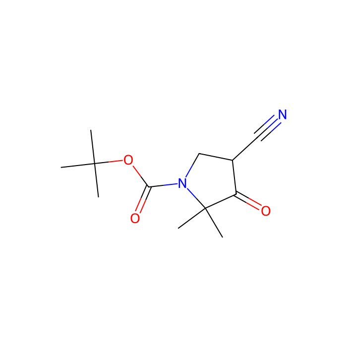 4-氰基-2,2-二甲基-3-氧代吡咯烷-1-羧酸叔丁酯