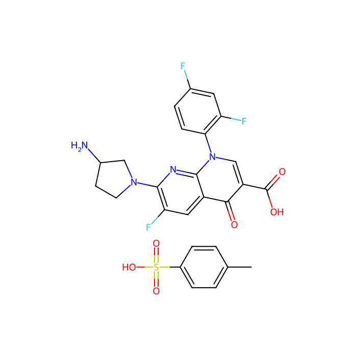 甲苯磺酸妥苏沙星（T 3262）
